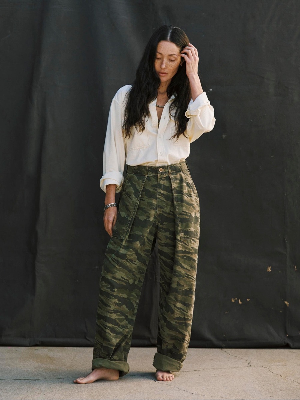 Imogene and Willie Service Trouser 28 Camo Brushstroke Camo NWT - Picture 5 of 16